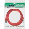 InLine Patch Kabelis S/FTP PiMF Cat.6A bezhalogēns 500MHz sarkans 3m