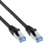 InLine Patch Cable S/FTP PiMF Cat.6A bezhalogēns 500MHz melns 10m
