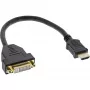 InLine HDMI-DVI adapteris HDMI A vīrišķais / DVI sievišķais 0,2 m