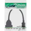 InLine HDMI-DVI adapteris HDMI A vīrišķais / DVI sievišķais 0,2 m