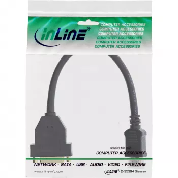 InLine HDMI-DVI adapteris HDMI A vīrišķais / DVI sievišķais 0,2 m