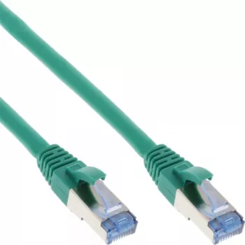 InLine Patch Cable S/FTP PiMF Cat.6A bezhalogēns 500MHz zaļš 0.5m