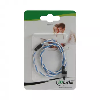InLine Power Reset Button ar kabeli 30cm InLine 26648A