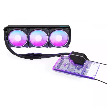 Alphacool Eiswolf 2 AIO 360 mm GPU dzesētājs RTX 4090 Founders Edition ar aizmugures plāksni