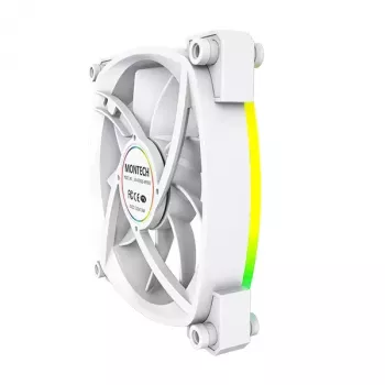 Montech AX120 PWM ventilators 120mm balts 12V 3-pin 4-pin