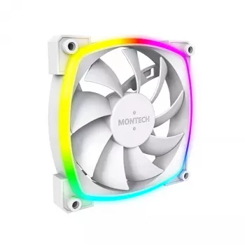 Montech AX120 PWM ventilators 120mm balts 12V 3-pin 4-pin