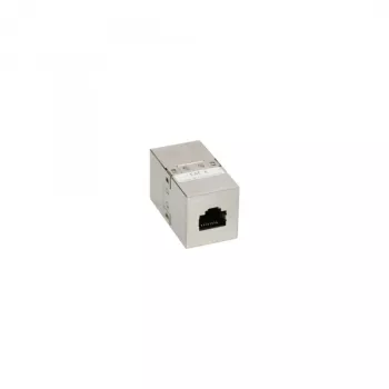InLine Cat.6 Adapter pilnībā ekranēts metāla 2x RJ45 sievišķais-sievišķais caurspraudnis
