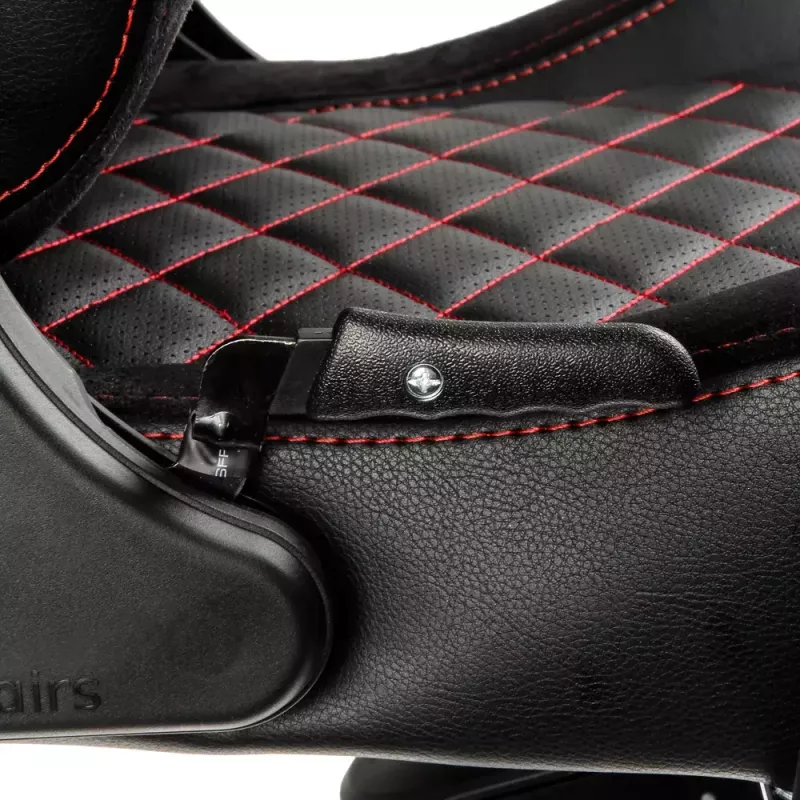 Spēļu krēsls noblechairs EPIC Padded seat Black Red 120 kg
