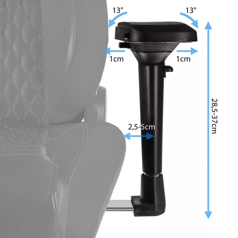 Spēļu krēsls noblechairs EPIC Padded seat Black Red 120 kg