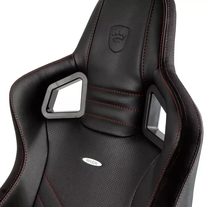 Spēļu krēsls noblechairs EPIC Padded seat Black Red 120 kg