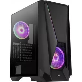 Aerocool Visor Midi Tower Melns