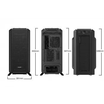 PC korpuss be quiet! Silent Base 802 Window Black Midi Tower