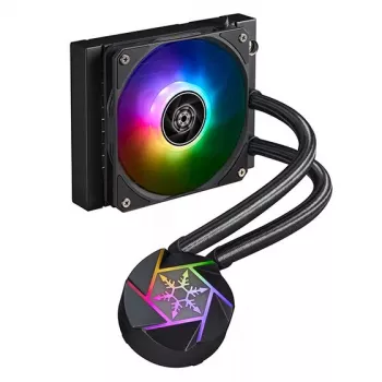 Šķidruma dzesēšanas komplekts SilverStone VIDA 120 SLIM 12 cm Melns 300-1800 RPM