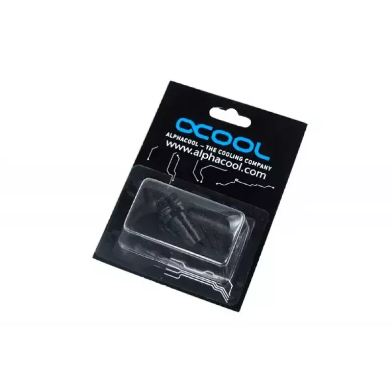 Savienotājelements Alphacool 17093 Brass Black 22mm Augstums 1cm Diametrs