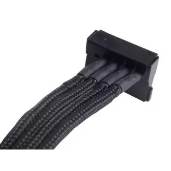 Pagarinātāja kabelis Silverstone SST-PP07-BTSB 0.3m Molex 4p uz 4xSATA