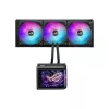 Šķidruma dzesēšanas sistēma ASUS ROG Ryuo IV SLC 360 ARGB — 120 mm ventilatori, 360 mm radiators, melna
