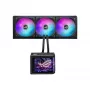 Šķidruma dzesēšanas sistēma ASUS ROG Ryuo IV SLC 360 ARGB — 120 mm ventilatori, 360 mm radiators, melna