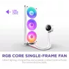 Šķidruma dzesēšanas sistēma NZXT Kraken Plus 360 RGB White 500-2400 RPM
