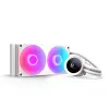 Šķidruma dzesēšanas sistēma NZXT Kraken Plus RGB 240 — 120 mm ventilatori, FDB gultnis, balts