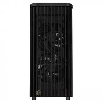 PC korpuss ASUS 90DC00M0-B39040, ATX atbalsts, Melns, priekšā 2×160mm ventilatori, aizmugurē 1×120mm, 2×3.5 collu + 2×2.5 collu vietas, 2×USB 3.2 GEN1