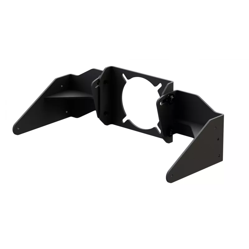 Racing stūres pamatnes stiprinājums Res-Tech GT DD SUPPORT SIMUCUBE, melns, 2 kg, saderīgs ar GT rāmi
