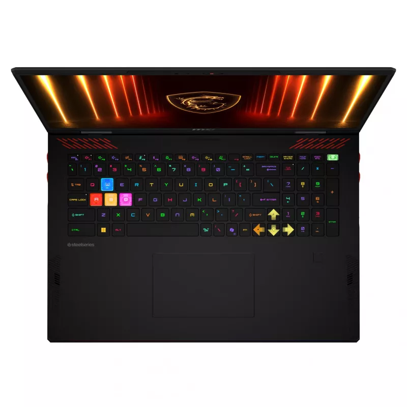 Portatīvais dators MSI Raider 18 HX AI A2XWJG 18 collu Intel Core Ultra 9 285HX 64GB 4TB NVIDIA GeForce RTX 5090 Windows 11 Pro