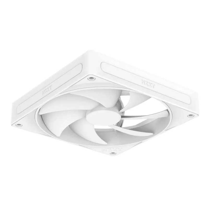 NZXT F140P 140mm baltais statiskā spiediena dzesēšanas ventilators