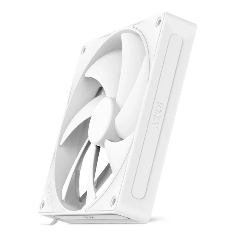 NZXT F140P 140mm baltais statiskā spiediena dzesēšanas ventilators