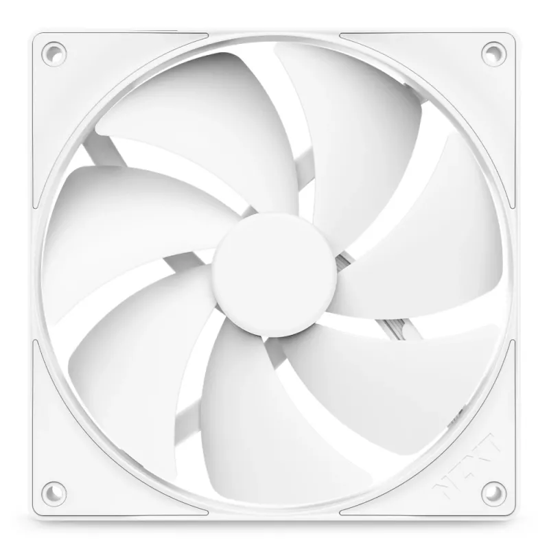 NZXT F140P 140mm baltais statiskā spiediena dzesēšanas ventilators