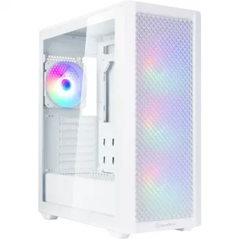 Korpusa tornis SILVERSTONE FARA 515FXR (balts) — vidējā torņa korpuss, ATX/micro-ATX saderīgs