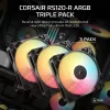 CORSAIR RS120-R ARGB 120mm 3 komplekts