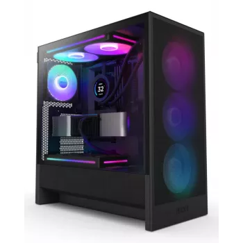NZXT H7 Flow 2024 RGB Mid Tower ATX korpuss melns