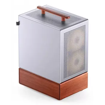 PC korpuss Jonsbo T7 Midi Tower mATX Rūdīts stikls Sudrabs