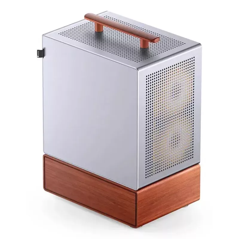 PC korpuss Jonsbo T7 Midi Tower mATX Rūdīts stikls Sudrabs