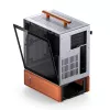 PC korpuss Jonsbo T7 Midi Tower mATX Rūdīts stikls Sudrabs
