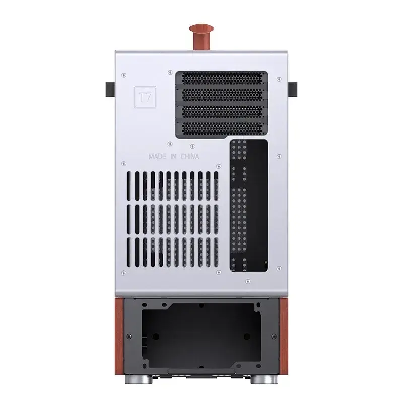 PC korpuss Jonsbo T7 Midi Tower mATX Rūdīts stikls Sudrabs