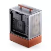 PC korpuss Jonsbo T7 Midi Tower mATX Rūdīts stikls Sudrabs