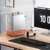 PC korpuss Jonsbo T7 Midi Tower mATX Rūdīts stikls Sudrabs