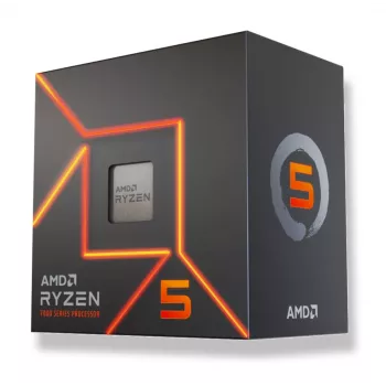 Procesors AMD Ryzen 5 7400, Socket AM5, 6 kodoli, 3.3 GHz bāze / 4.3 GHz boost, 16 MB L3, DDR5, Radeon Graphics