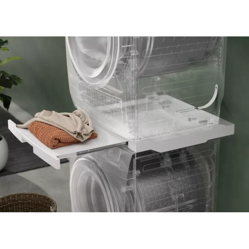 Salikšanas komplekts Electrolux E1WYHSK2 balts — veļas mazgājamās un žāvējamās mašīnas salikšanai, 1 gab.