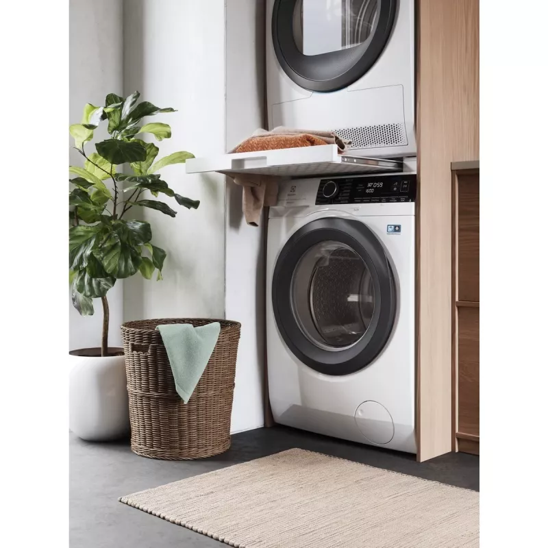 Salikšanas komplekts Electrolux E1WYHSK2 balts — veļas mazgājamās un žāvējamās mašīnas salikšanai, 1 gab.