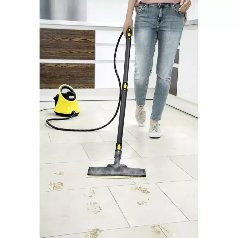 Tvaika mopu spilventiņi Karcher 2.863-299.0, 340×118×3 mm, 15 gabalu komplekts, bēšs/balts