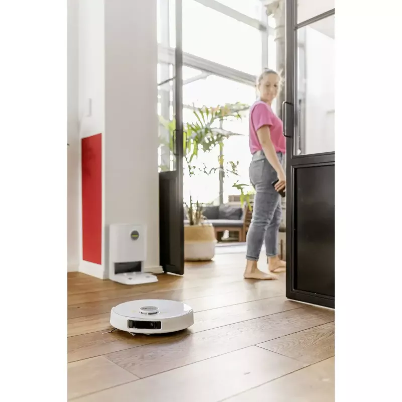 Kärcher RCV 5 uzsūkšanas stacija 2.269-643.0, robotputekļsūcēja uzlādes stacija, 4 l, balta