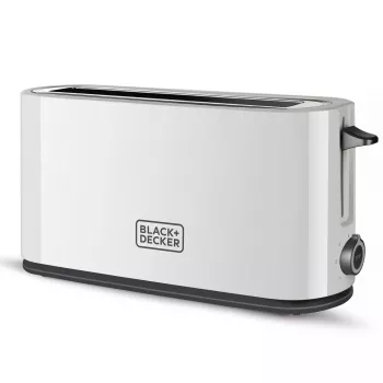 Toaster Black & Decker BXTO1001E 1 šķēle 1000 W Balts, 7 grauzdēšanas līmeņi, gara sprauga