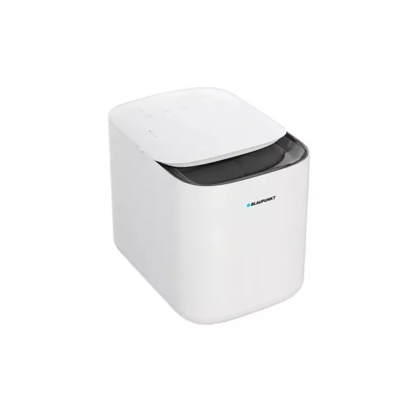 Pārnēsājams ledus ražotājs BLAUPUNKT IMB601 — 15 kg/24h, 2 L tvertne, skārienpanelis, 150 W, kompakts (280×400×334 mm)