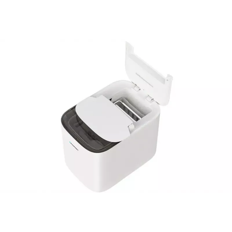 Pārnēsājams ledus ražotājs BLAUPUNKT IMB601 — 15 kg/24h, 2 L tvertne, skārienpanelis, 150 W, kompakts (280×400×334 mm)