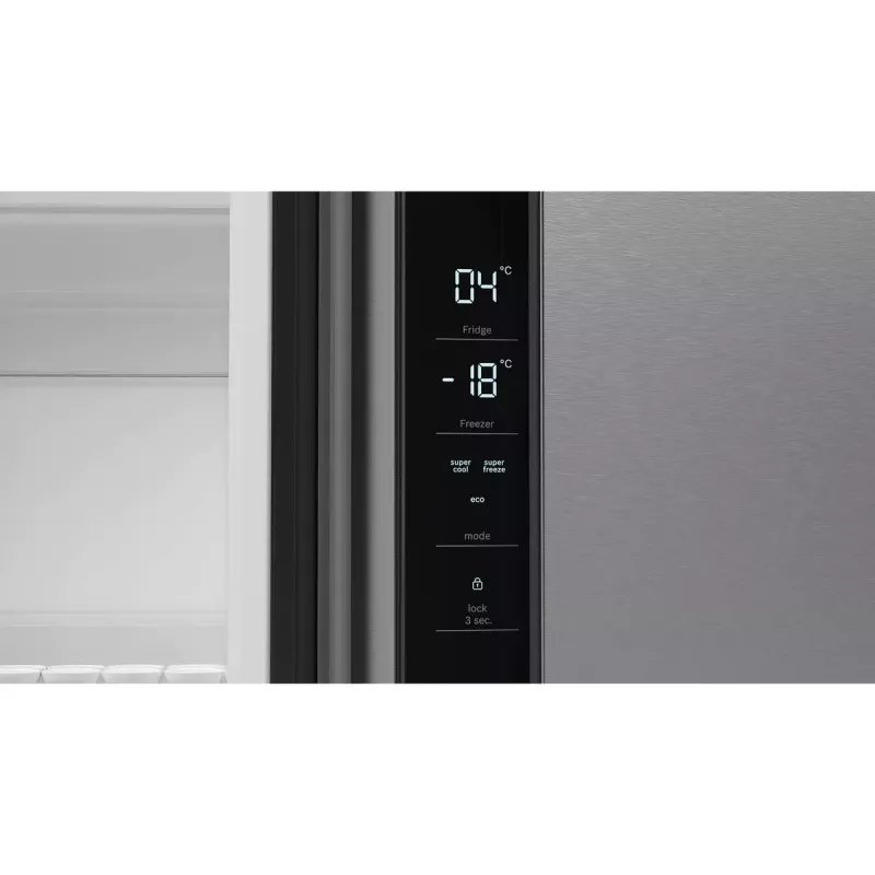 Ledusskapis ar saldētavu Bosch Serie 4 KFN96VPEA, 605 L (Ledusskapis 405 L / Saldētava 200 L), NoFrost, Nerūsējošais tērauds
