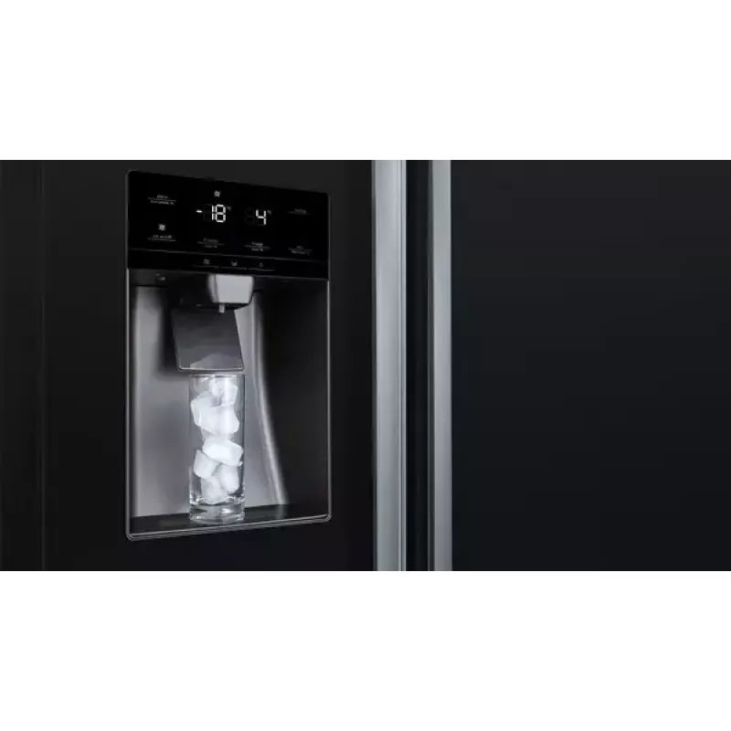 Ledusskapis ar saldētavu Bosch Serie 6 KAD93ABEP, 562 L, melns