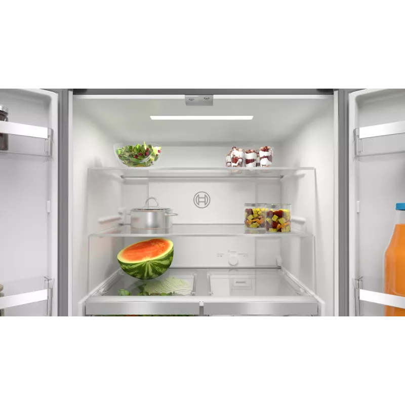Bosch Serie 4 KMC85LBEA ledusskapis-saldētājs brīvstāvošs 547 L Melns
