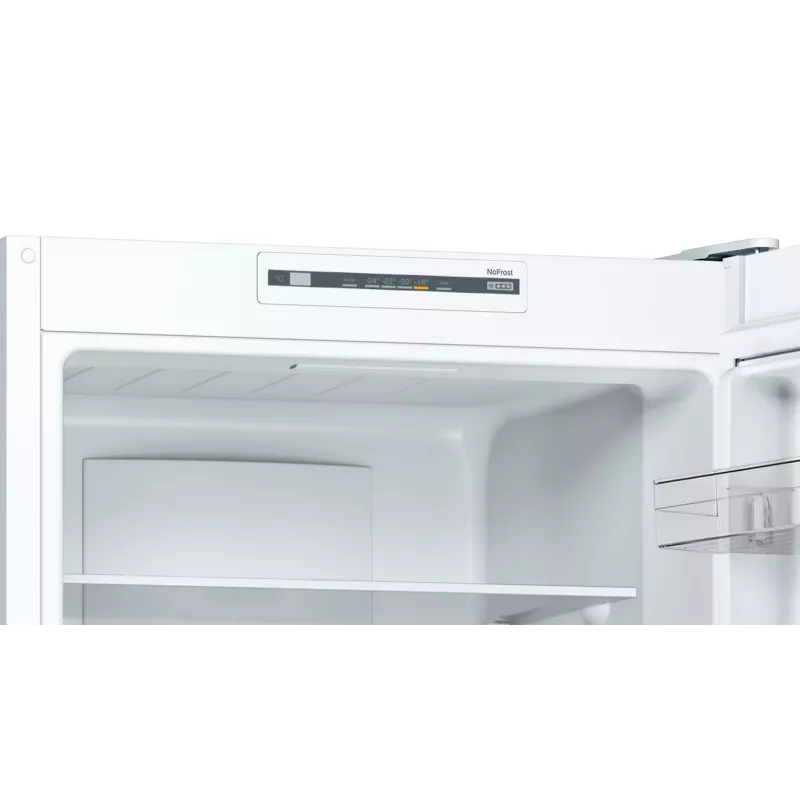 Bosch Serie 2 KGN33NWEB ledusskapis ar saldētavu, brīvi stāvošs, 282 L, balts